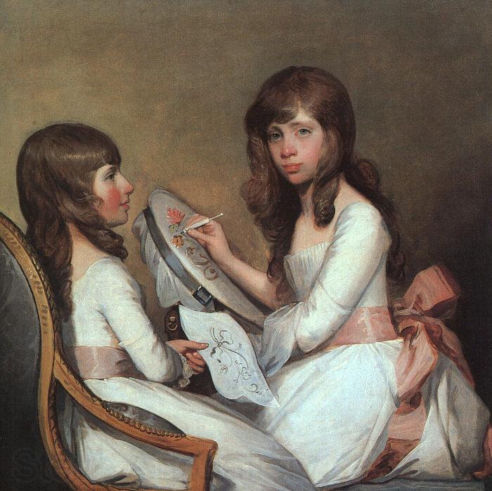 Gilbert Charles Stuart Miss Dick and her cousin Miss Forster Spain oil painting art